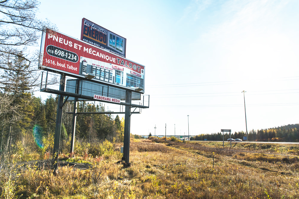 CH2T3081 Autoroute 70, 400 m AED sortie 45 (St-Paul) CN, F/O - Panorama Média