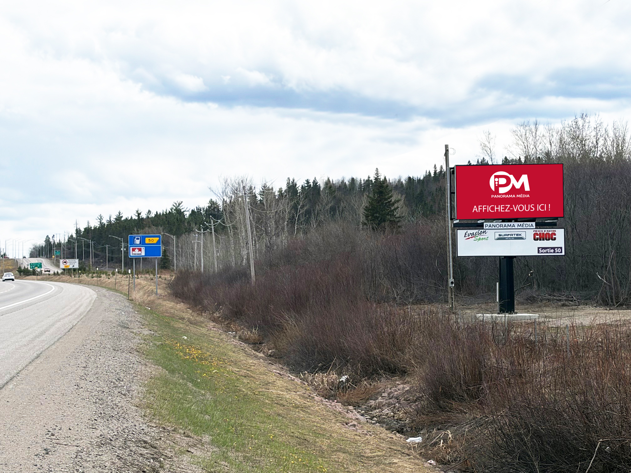 CH1N1681 Autoroute 70, F/O CN - Panorama Média